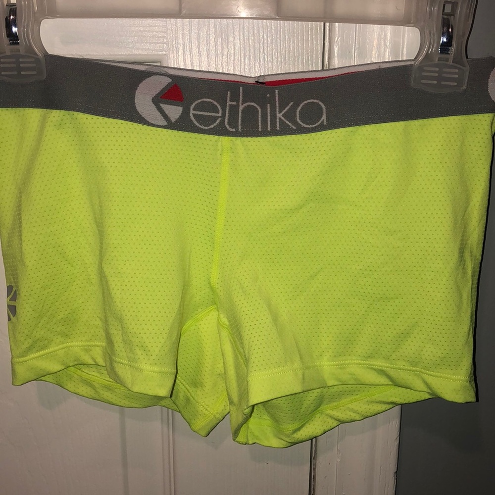 NEW NEON YELLOW ETHIKA SPANDEX